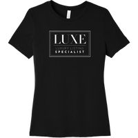 White Luxe Logo - Short Sleeve Women's T-Shirt