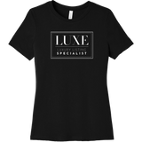 White Luxe Logo - Short Sleeve Women's T-Shirt
