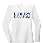 Navy Luxury Specialist - Long Sleeve Women's T-Shirt