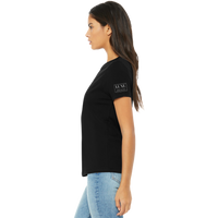 White Luxe Logo - Short Sleeve Women's T-Shirt