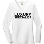 Black Luxury Specialist - Long Sleeve Women's T-Shirt
