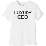 Charcoal Luxury CEO - Short Sleeve Women's T-Shirt
