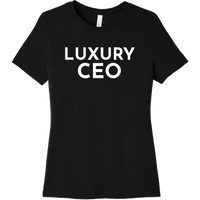 White Luxury CEO - Short Sleeve Women's T-Shirt