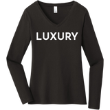White Luxury - Long Sleeve Women's T-Shirt