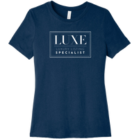 White Luxe Logo - Short Sleeve Women's T-Shirt