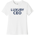 Navy Luxury CEO - Short Sleeve Women's T-Shirt