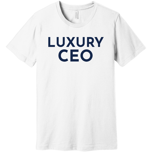 Navy Luxury CEO - Short Sleeve Men's T-Shirt