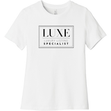 Black Luxe Logo - Short Sleeve Women's T-Shirt