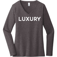White Luxury - Long Sleeve Women's T-Shirt